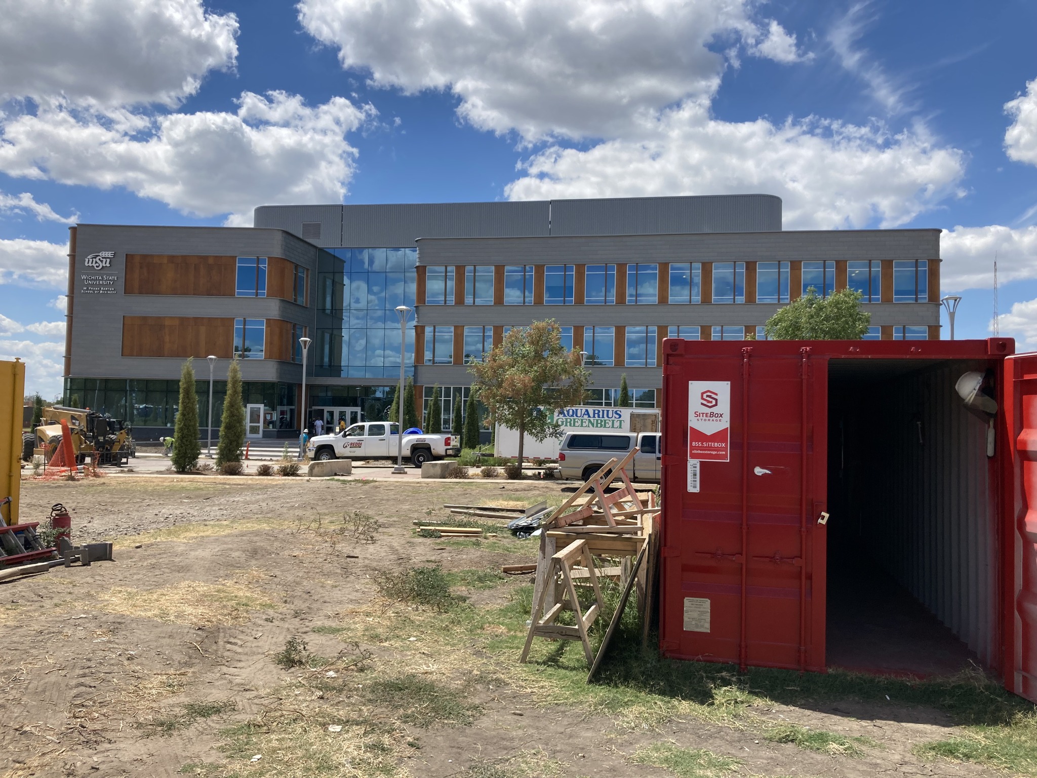SiteBox Storage onsite at college campus for school storage needs