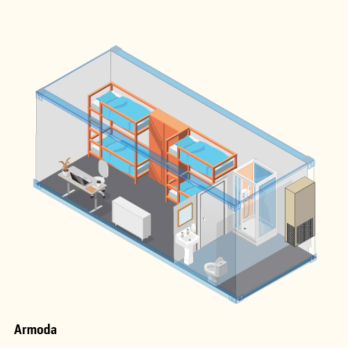 research vessel accomodation module